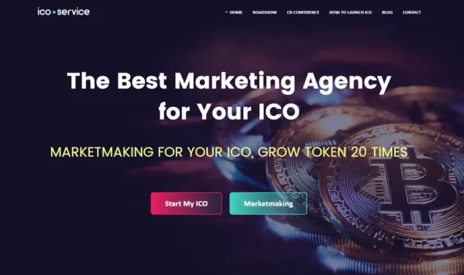ICO Service project preview
